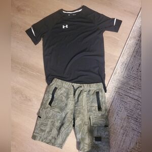 Boys Lot Of 3 Items - Under ARMOUR RING OF FIRE CACTUS BOYS SIZE: 13/14 YL